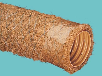 ? 160 мм Труба дренажная гофрированная в фильтре кокосовая койра
