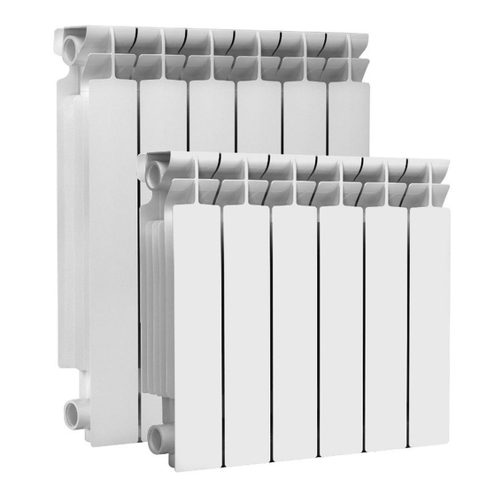 Радиатор алюминиевый TORIDO 500/100 10 секций