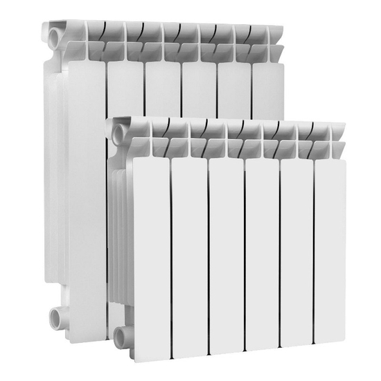 Радиатор алюминиевый TORIDO 500/100 4 секции